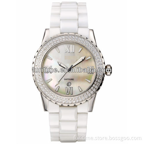 color ceramic watch diamond cereamic watch fashon jewelry watch